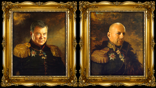 Illustration for article titled Male Actors Photoshopped Onto Bodies Of Russian Generals